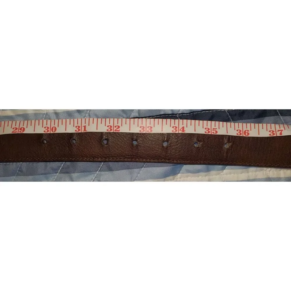 Levi’s Reversible Leather Belt Brown Black Size S 30/32 Rotating Buckle